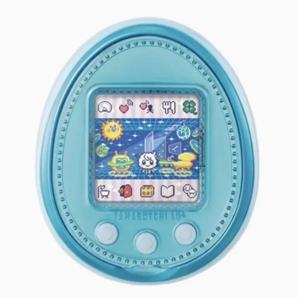 Tamagotchi 4U+ 2014 Sky Blue Bandai Japan